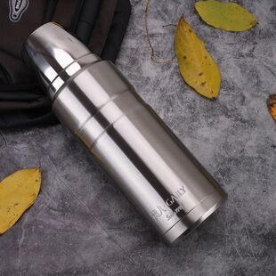 贵人全钢316不锈钢保温杯大容量便携高档户外车载茶水壶泡茶杯