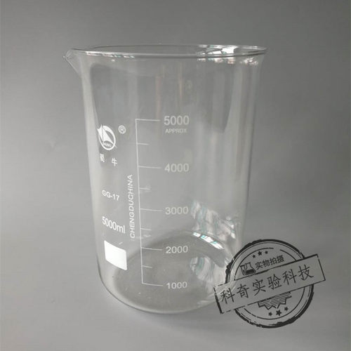 【蜀牛】5000ml低型烧杯 厚壁烧杯 玻璃烧杯 5L实验室器皿 正品