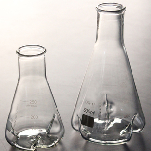 500 250 1000ml 2L具挡板三角烧瓶 三凹三刺四刺凹 摇菌瓶 100