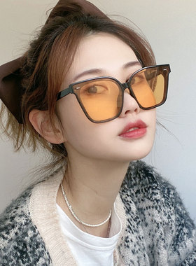 墨镜韩版复古风大方框显瘦太阳镜