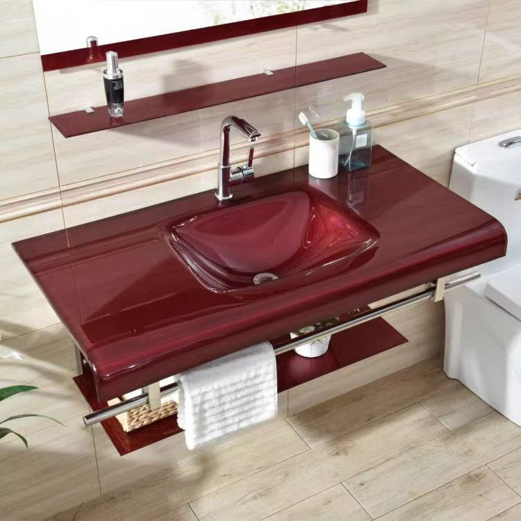 加厚防爆钢化玻璃冷热龙头