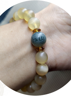 天然羊角手串手链diy菩提女饰品