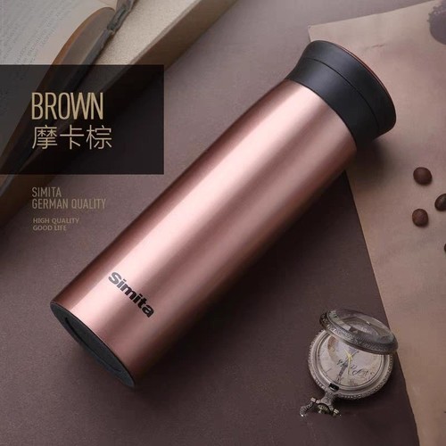 施密特simita保温杯男高档316不锈钢女商务保冷水杯便携茶杯子