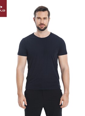 CARAVA喀尔沃新款户外超轻超薄820235男款吸湿透气快干薄绵柔T恤