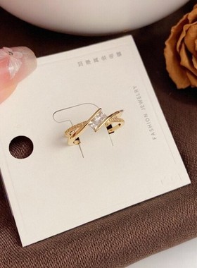 SweetGirl不掉色方形钻石戒指