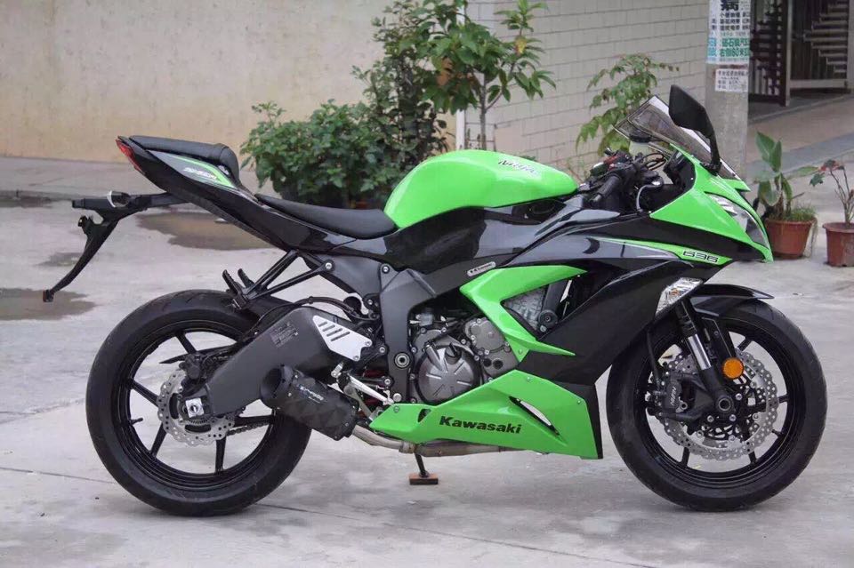 适用于川崎zx-6r 636改装排气排气 636改装M4 兄弟天蝎排气管尾段