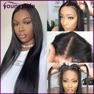 wear and go glueless wig brazilian straight human hair wigs