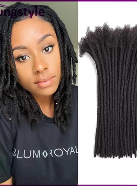 Dreadlocks Brazilian Remy Human Hair Braid Hair Extensions