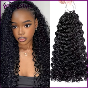 water wave feather crochet hair human hair miracle knots100g