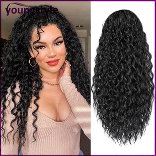 Peruvian water wave remy human hair ponytail clip in hair