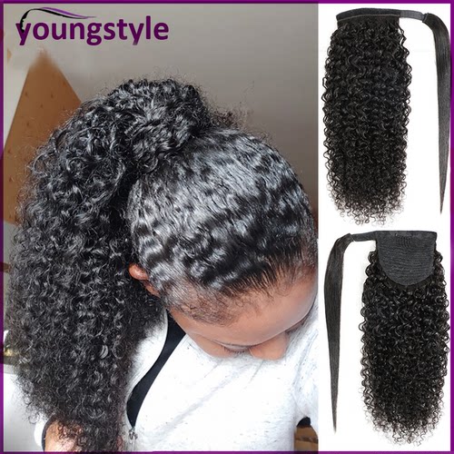 假发真人发马尾humanhair
