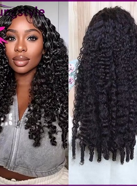 Burmese Curly Wig Vietnamese Human Hair 13X4 Lace Front Wigs