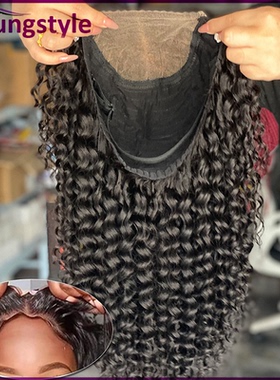 12A Double Drawn Human Hair 5X5 Glueless Wigs Bleached Knot