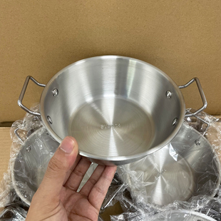 304不锈钢碗饭碗商用双耳小吃碗碟调料碗沙拉碗家用备菜小碗 韩式