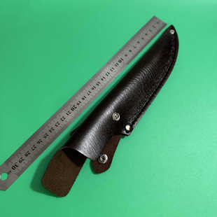 刀套皮鞘户外随身便携牛皮折叠刀套真皮刀具收纳包防锈耐磨仿真皮
