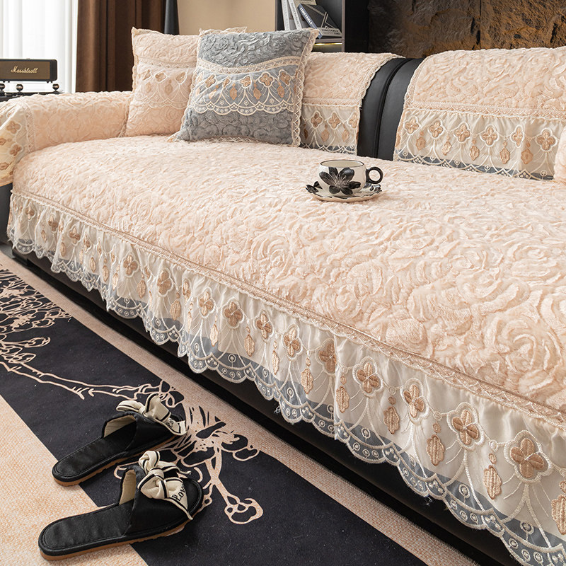 冬季毛绒沙发垫子加厚保暖防猫抓欧式轻奢坐垫全包盖布沙发套罩巾,居家布艺,沙发垫,淘宝优惠券,粉丝福利购,淘宝优惠卷
