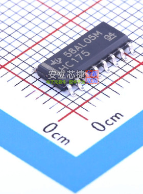 触发器 SN74HC175DR SOIC-16 TI/德州 电子元器件配单全新原装