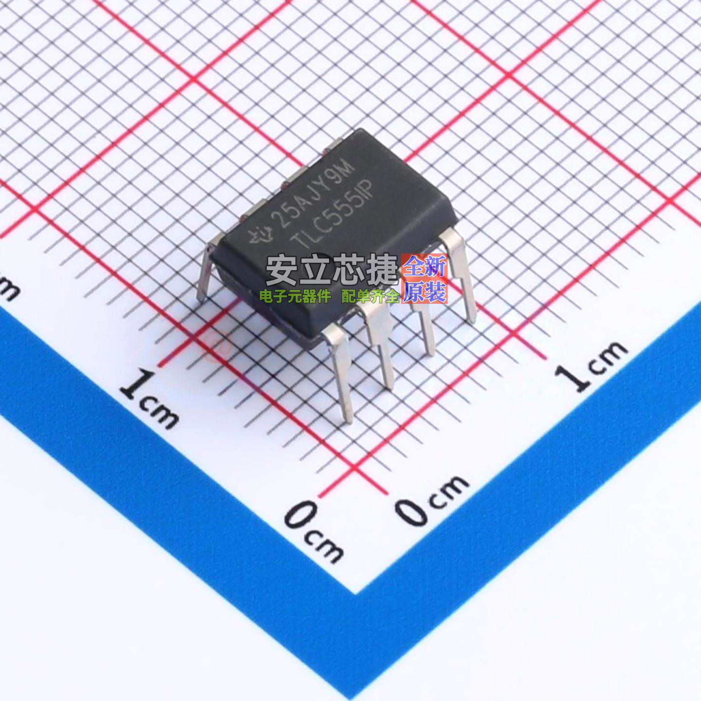 555定时器/计时器 TLC555IP PDIP-8 TI/德州 电子元器件全新原装图片