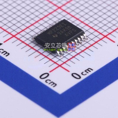 RS232芯片 MAX3223EIPWR TSSOP-20 TI/德州 电子元件配单全新原装