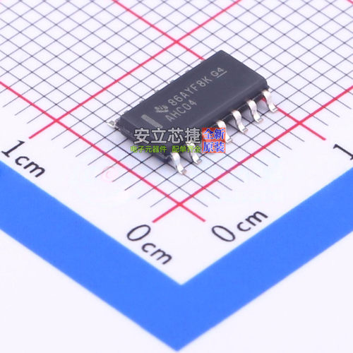 反相器 SN74AHC04DR SOIC-14 TI/德州 电子元器件配单全新原装