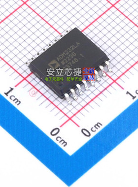 RS232芯片 ADM232LARZ SOIC-16 ADI(亚德诺) 电子元器件全新原装