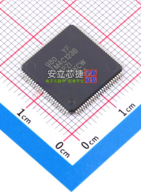 单片机(MCU/MPU/SOC) TM4C123BE6PZIR QFP-100 TI/德州 全新原装