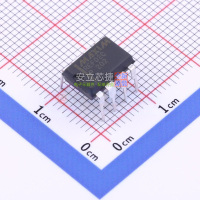 电压基准芯片 REF02CP+ PDIP-8 MAXIM(美信) 电子元器件全新原装