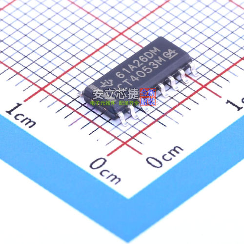 模拟开关/多路复用器 CD74HCT4053M96 SOIC-16 TI/德州 全新原装