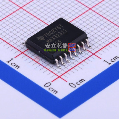 RS232芯片 MAX3232IDW SOIC-16 TI/德州 电子元器件配单全新原装