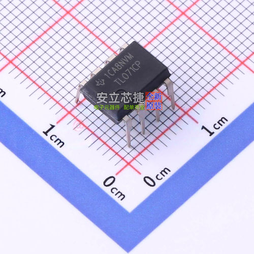 FET输入运放 TL071CP PDIP-8 TI/德州 电子元器件配单全新原装