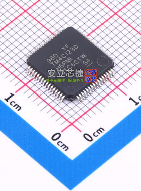 单片机(MCU/MPU/SOC) TM4C1230H6PMIR LQFP-64 TI/德州 全新原装