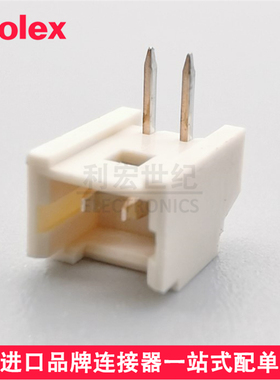 molex 53048-0210原装PicoBlade插座530480210间距1.25mm针座2pin