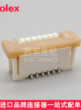 molex 526100633 52610-0633 0526100633 1.00mmFPC立式立贴6Pin
