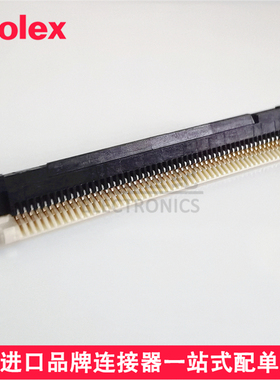 molex505110-5096翻盖下接触FPC连接器5051105096间距0.50mm50pin