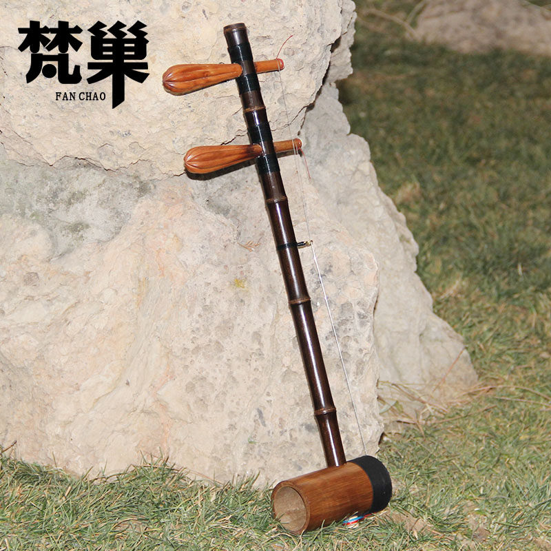 梵巢牌枣木琴轴紫竹手工制作初学演奏考级京剧成人京胡民乐器JS03