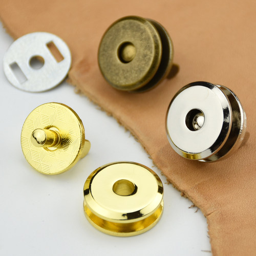 韩式磁扣20mm优质金属金色diy