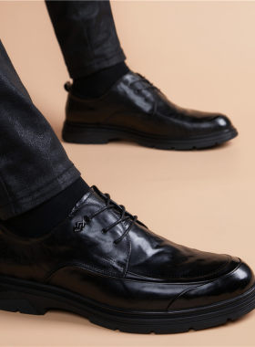 奥尔彼3.5里米商务英伦休闲皮鞋