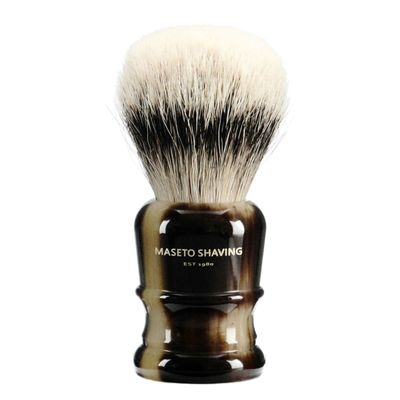 乔治五世22mm满洲里银尖獾剃须刷