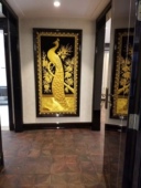 迪拜挂毯金丝宝石挂毯印度可什米尔挂画手工壁毯