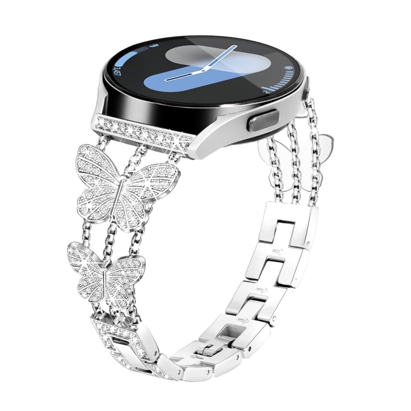 新中式蝴蝶适用vivo手表小米表带