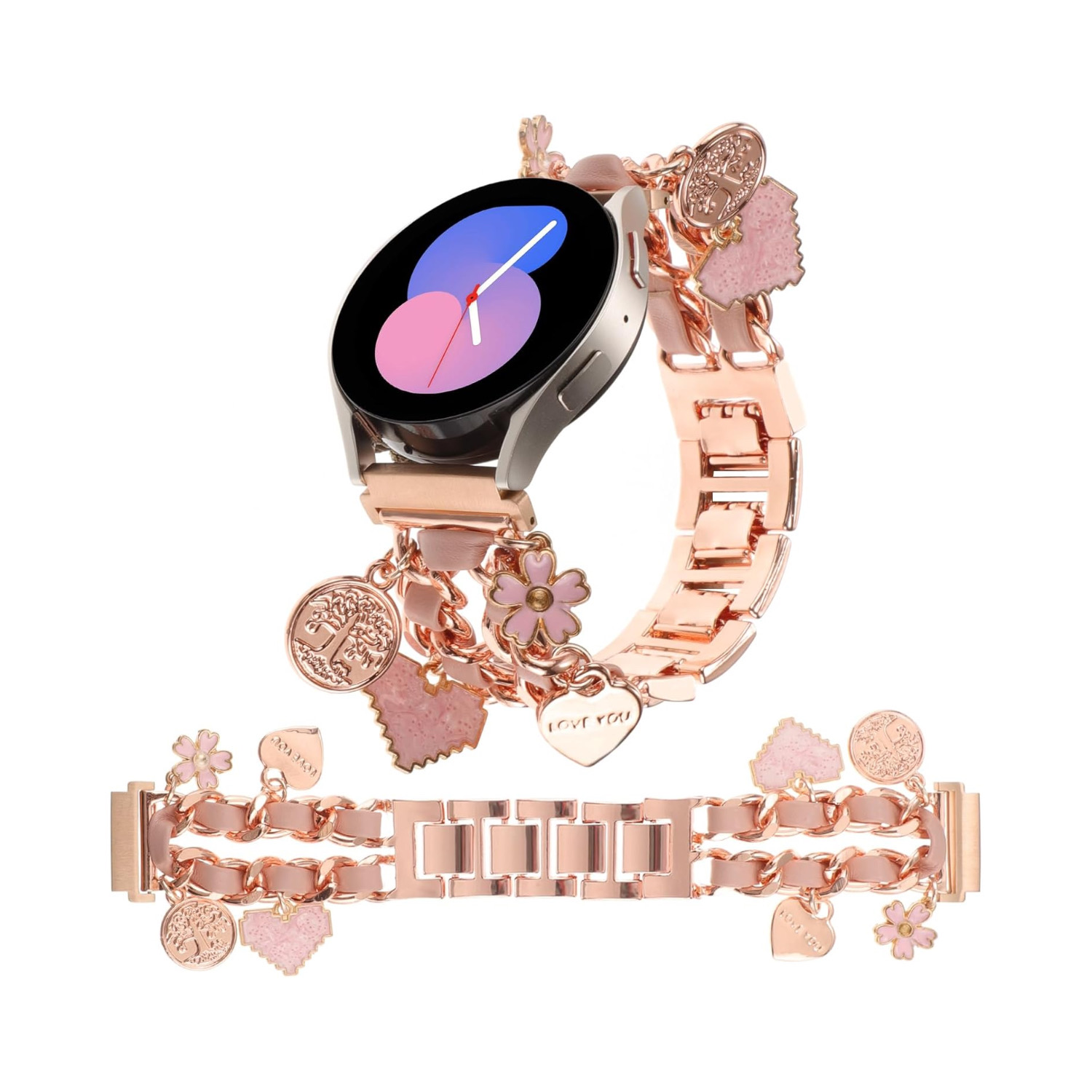 小香风牛仔手链适用华为手表表带