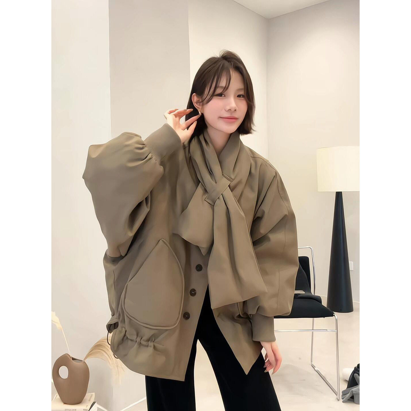 高充绒量羽绒服女2025冬季新款韩系高级感小个子保暖90白鸭绒外套