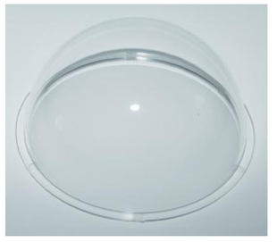 5寸高速球透明罩 防爆半球摄像机球罩,半球罩光学球罩白色透明罩