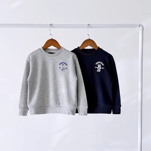 2026童装男童圆领儿童上衣春秋款毛圈休闲卫衣中大童洋气运动外套