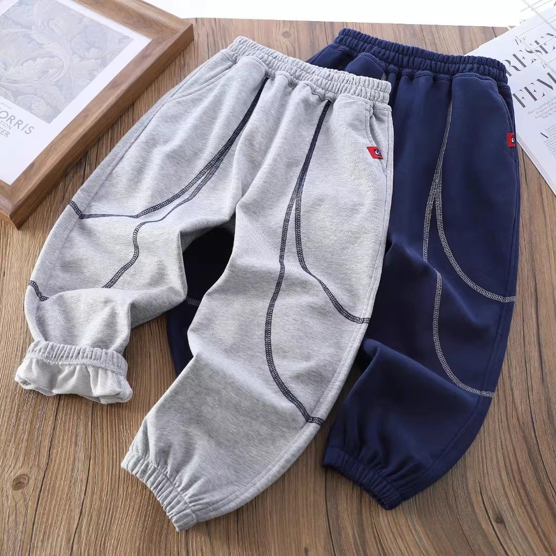 2026春季新款男女童洋气休闲运动裤中大童百搭长裤儿童舒适长裤子,童装/婴儿装/亲子装,儿童运动裤,淘宝优惠券,粉丝福利购,淘宝优惠卷