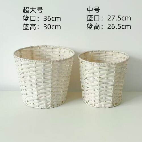 七夕新款韩式编织抱抱筒包装花篮