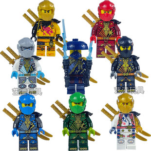 2025新品幻影忍者19季人仔浪人杰劳埃德凯赞尼雅索拉阿林人偶玩具