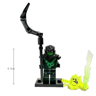 中国积木幻影忍者人仔黑科普特将军反派黑暗之主绝版稀有人仔摩罗