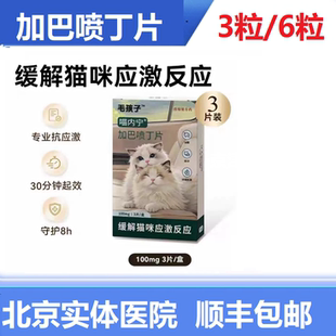 毛孩子喵内宁加巴喷丁猫用片剂猫咪防应激药止疼舒缓情绪抗应激药