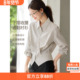 气质女士衬衫 上衣2025秋季 爆款 沫晗依美法式 通勤小衫 收腰显瘦衬衣